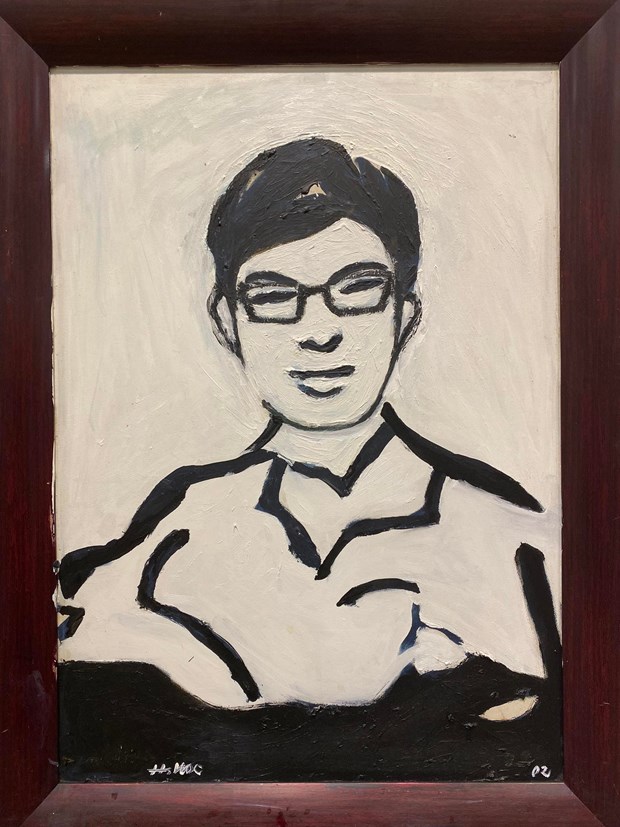 Triển lãm tranh "Nhà văn Hữu Ước và sắc màu”