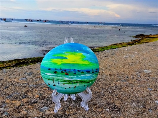 Chàng trai biến sỏi đá thành tác phẩm nghệ thuật